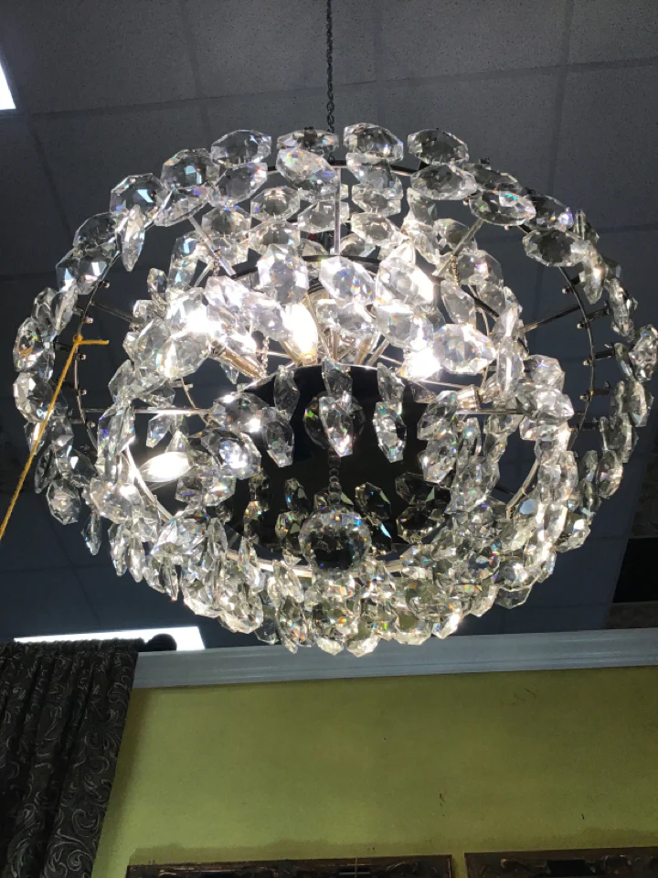 3 Tier Crystal Chandelier - Image 3