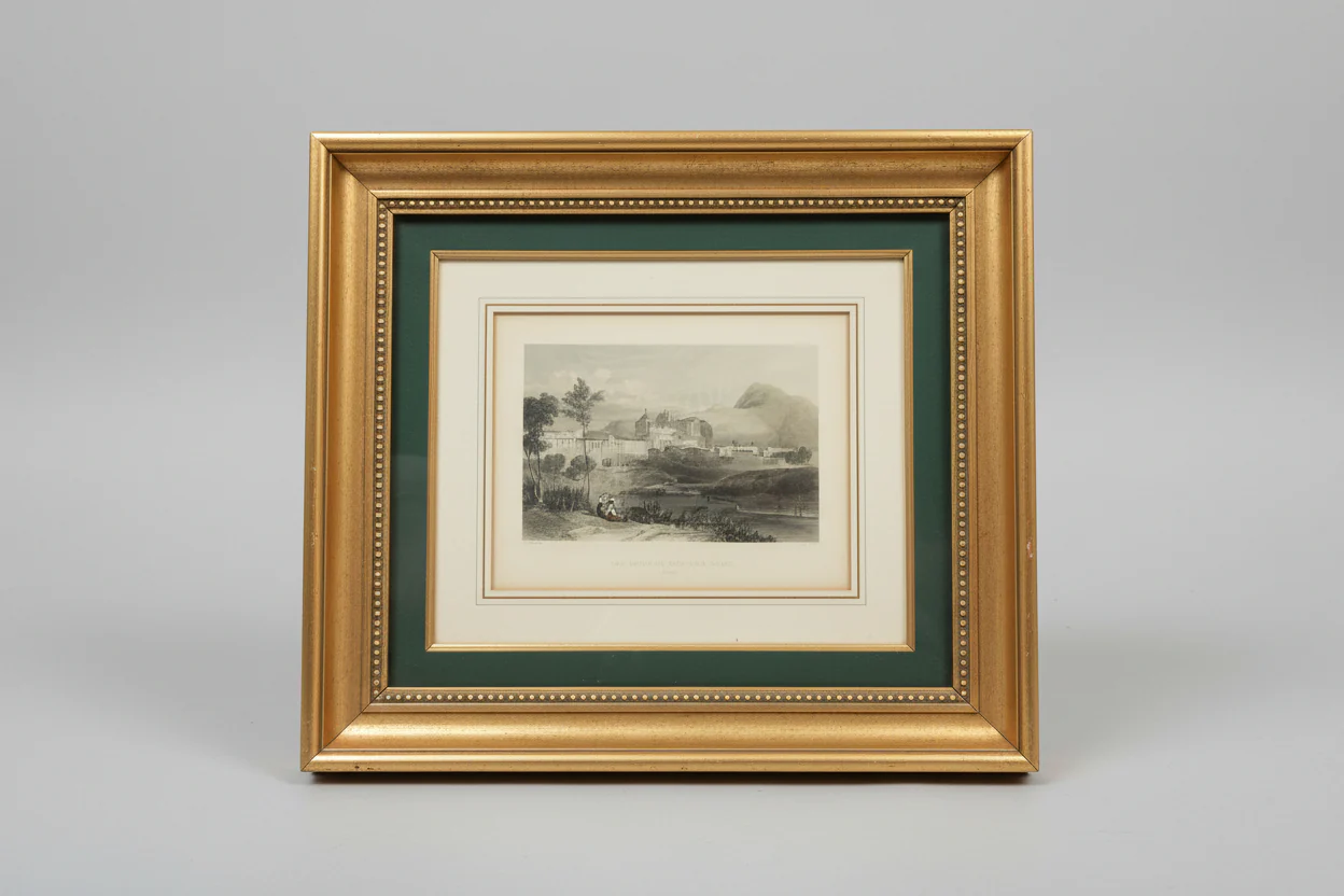 Antique Engraving Of Palermo