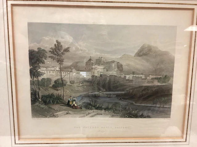 Antique Engraving Of Palermo - Image 2