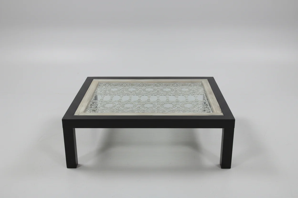 Black and Tan Coffee Table