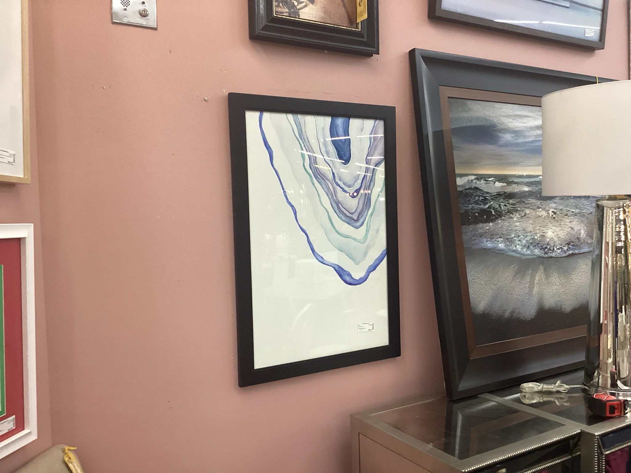 Blue And Purple Geode Print - Image 2