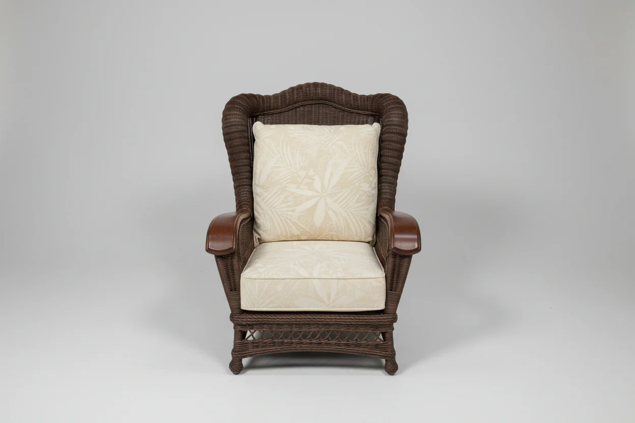 Brown Wicker Chair