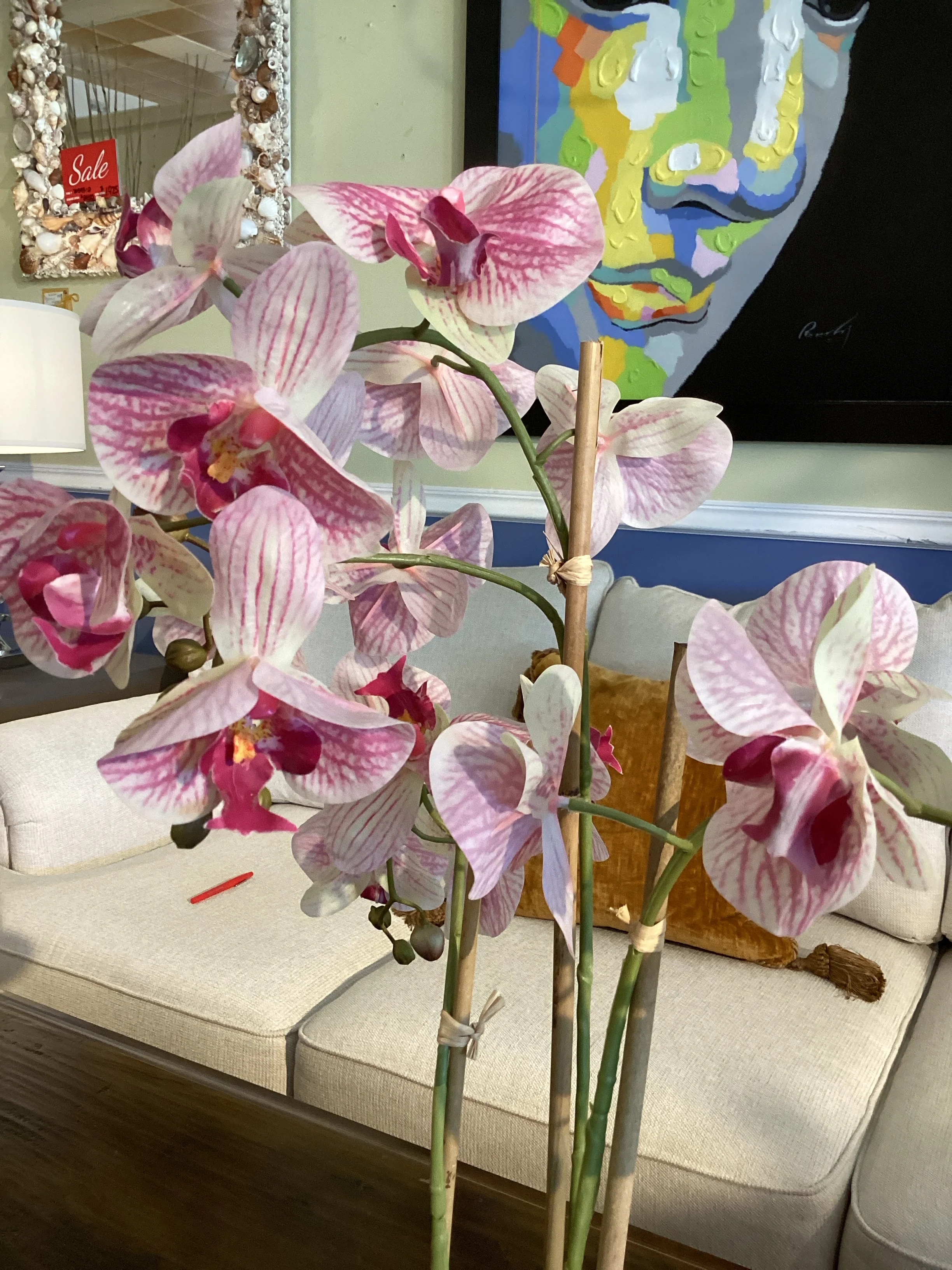 Faux Orchid in Vessel - Image 2