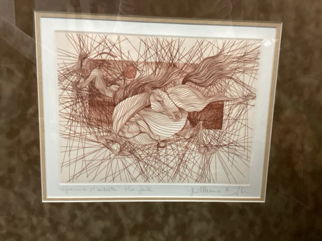 Framed Azoulay "The Fall" Artist Proof - Image 2