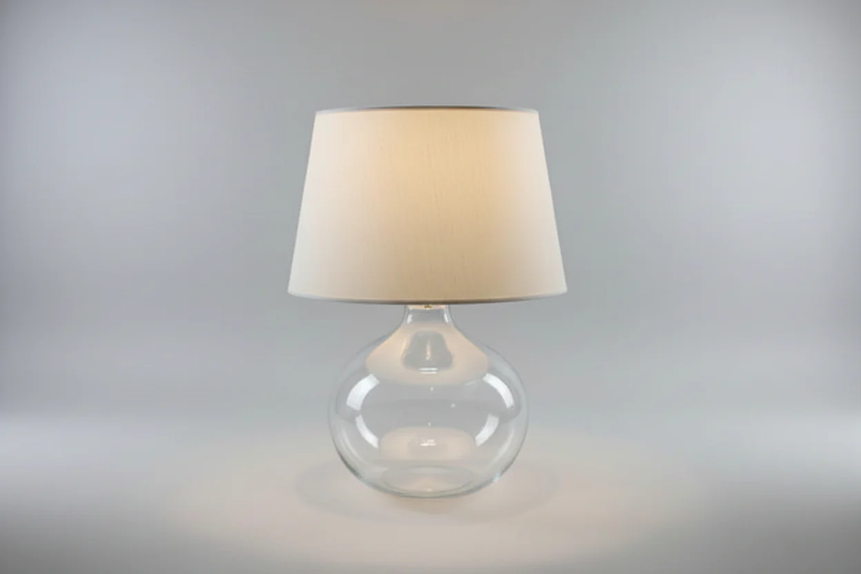Glass Base Lamp