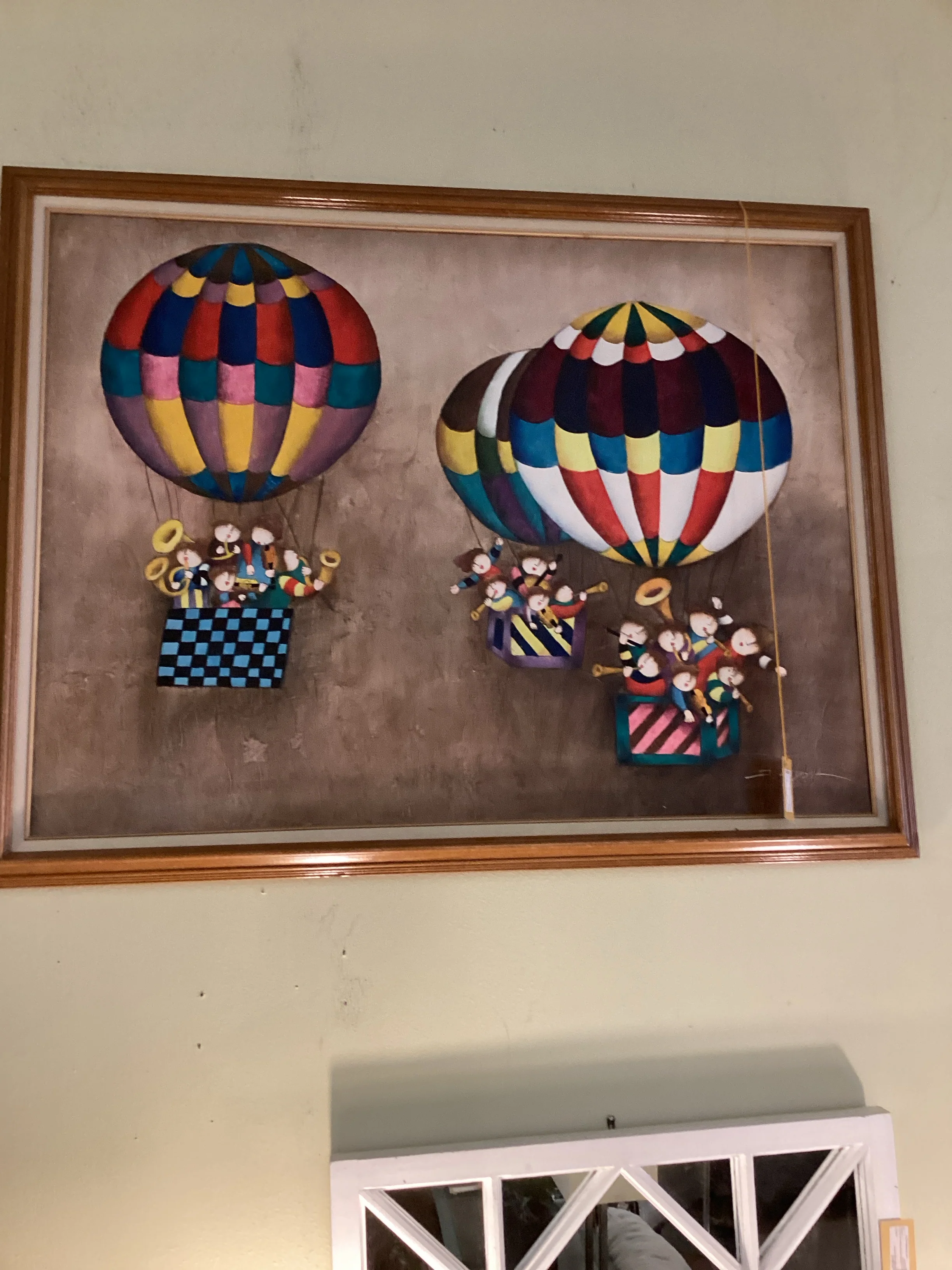 Joyce Roybal Hot Air Balloon Painting