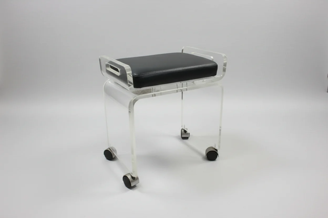 Lucite Vanity Stool