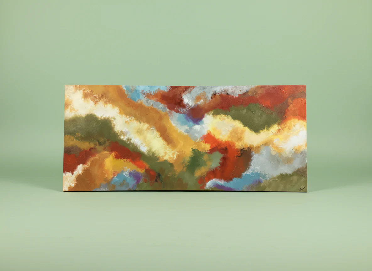 Multi Color Abstract Painting