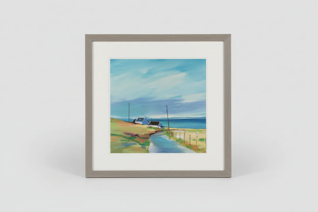 Multi Color Coast Print
