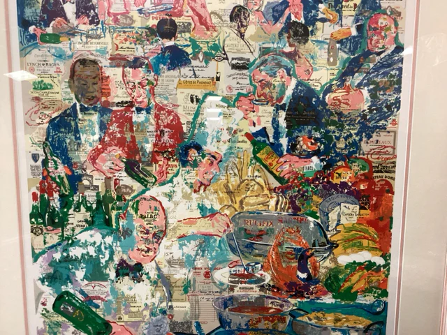 Neiman "International Cuisine" Serigraph - Image 2