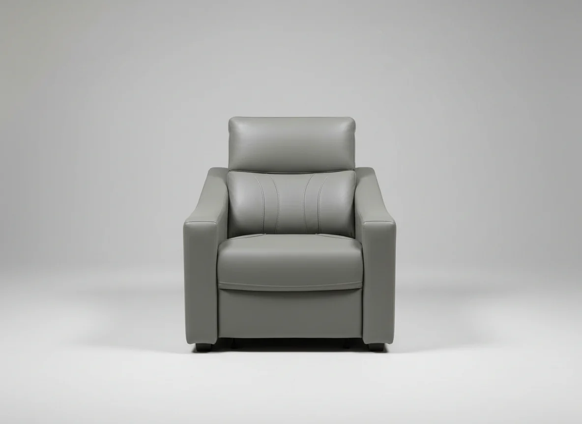 NS Designs Grey Electronic Recliner