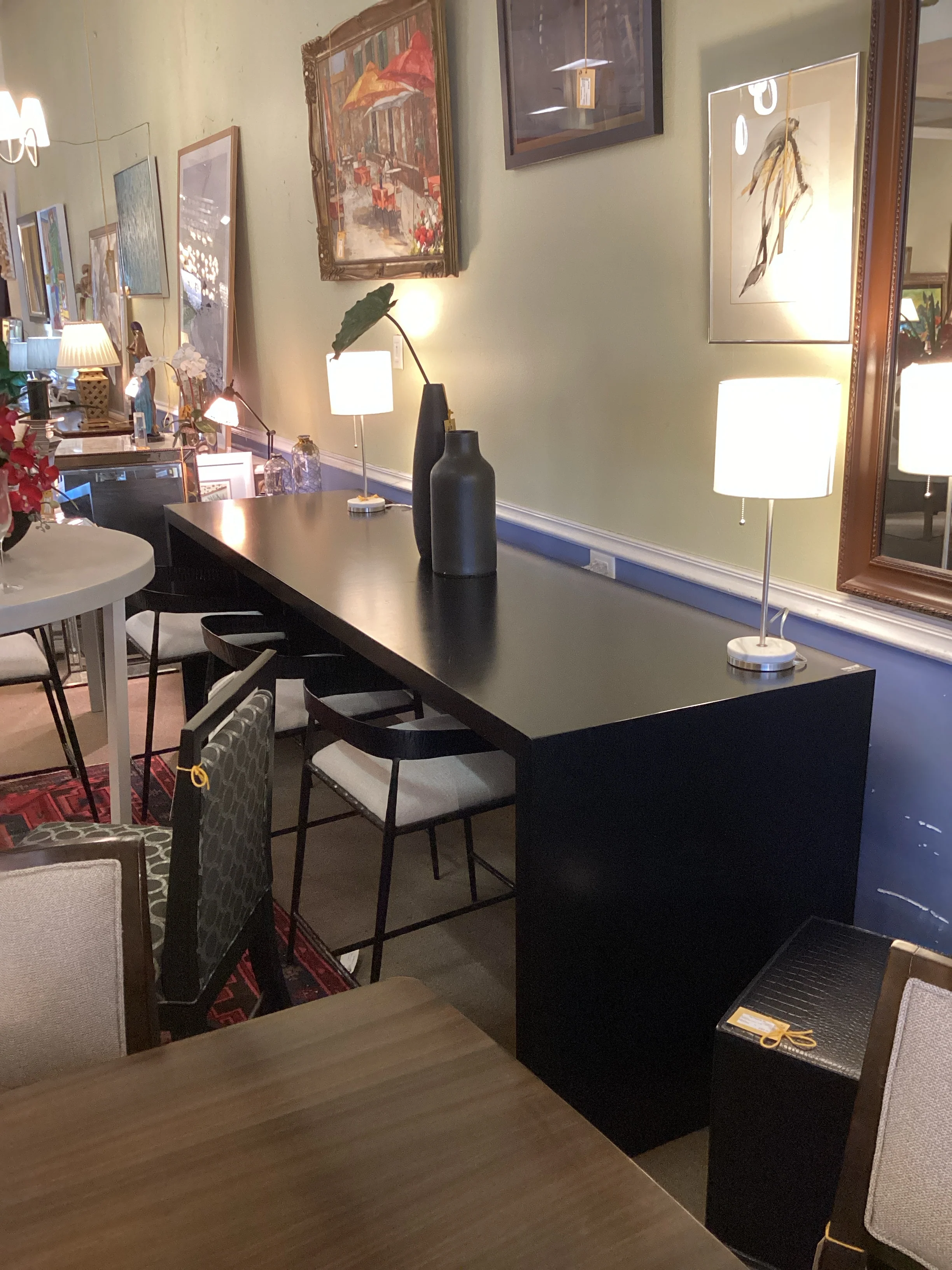 Oversize Counter height Dining Table - Image 3