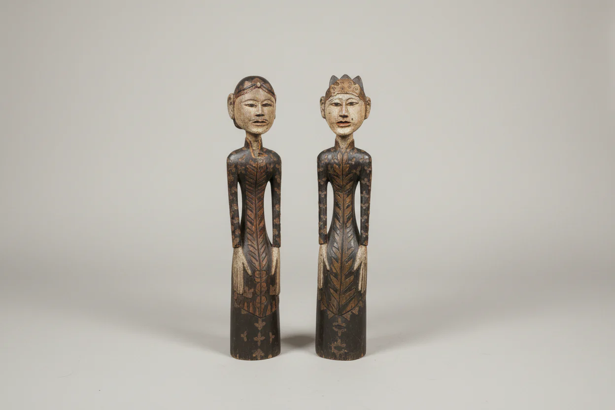 Pair Oriental Statues