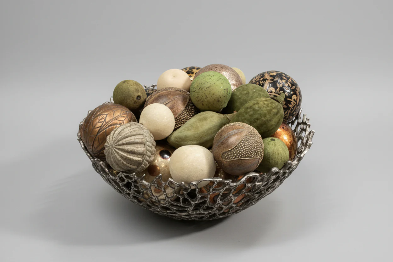Silver Tone Decorative Bowl