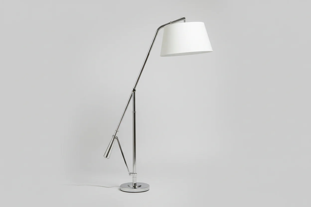 Silver Tone Lamp